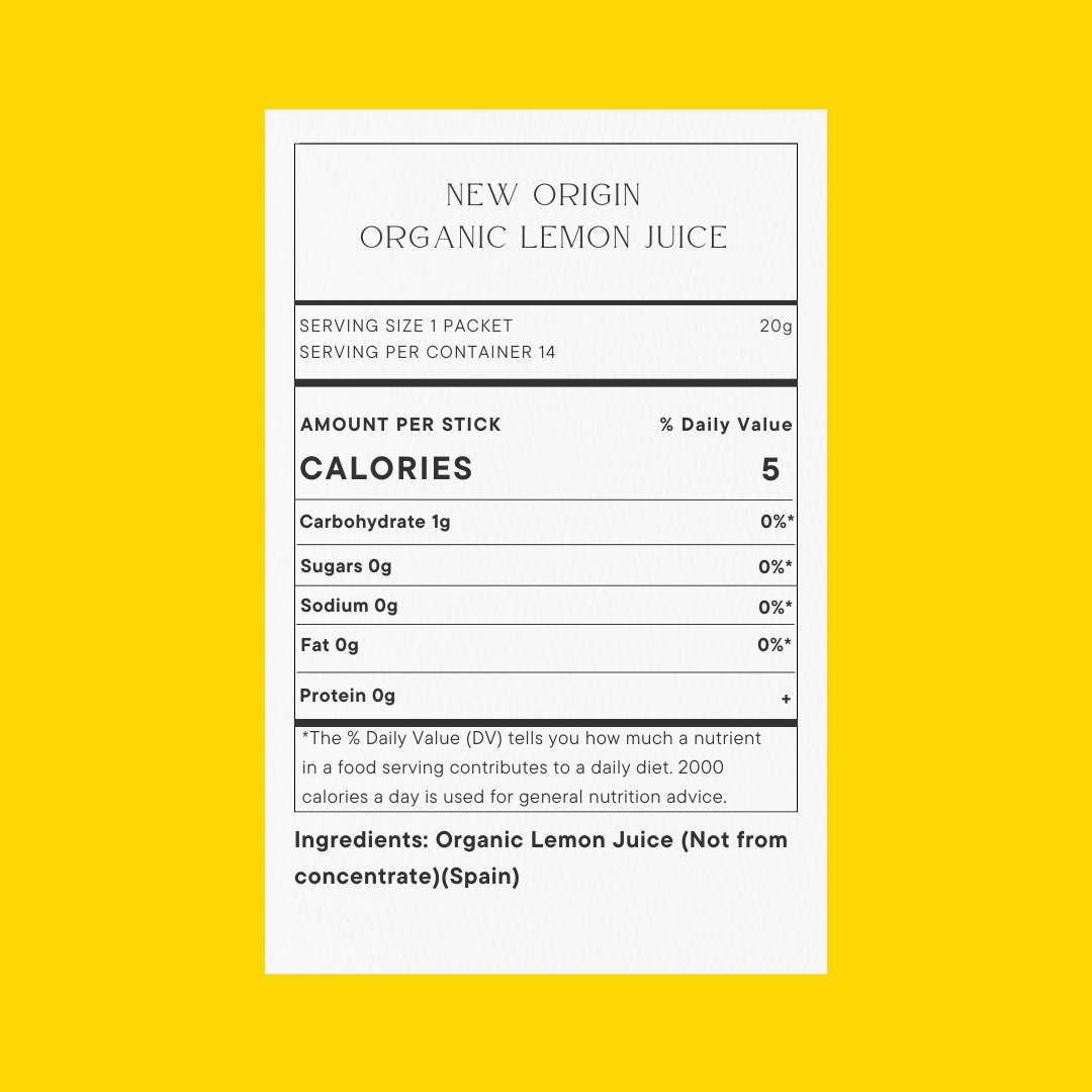 Organic Lemon Juice