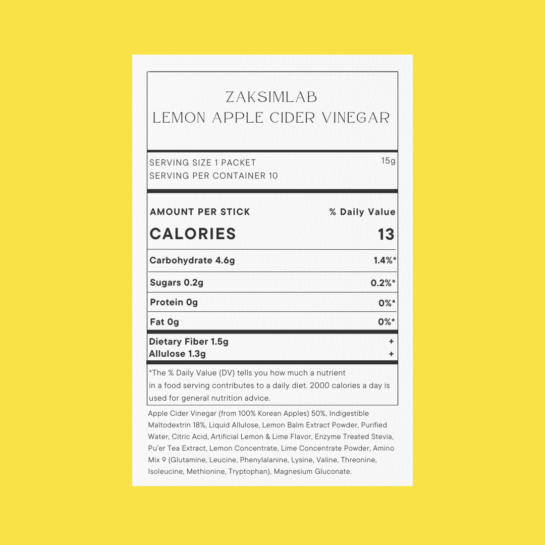 Lemon Apple Cider Vinegar