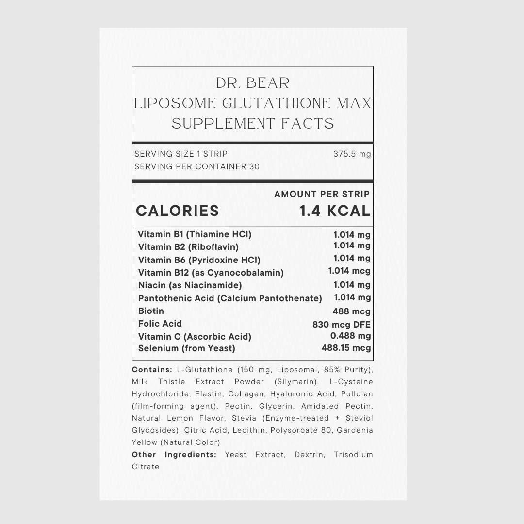 Dr. Bear Liposome Glutathione MAX K-tamin Dr. Bear Liposome Glutathione MAX K-tamin